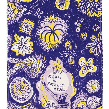 Magic is Totally Real Dish Towel- unfolded