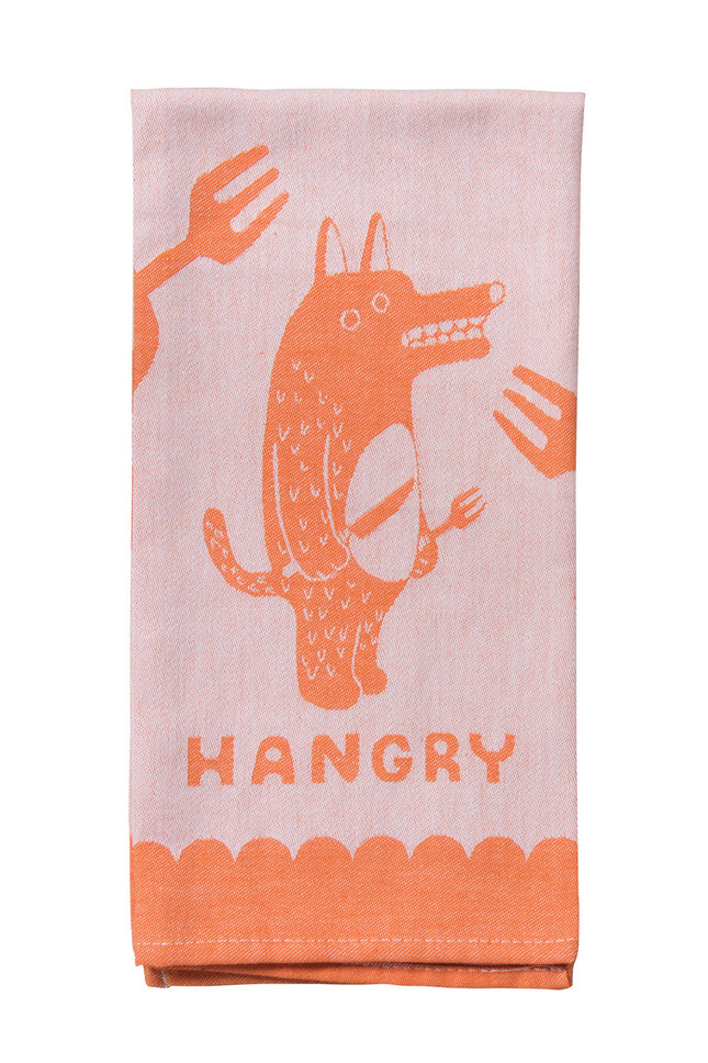 Hangry Dish Towel- folded