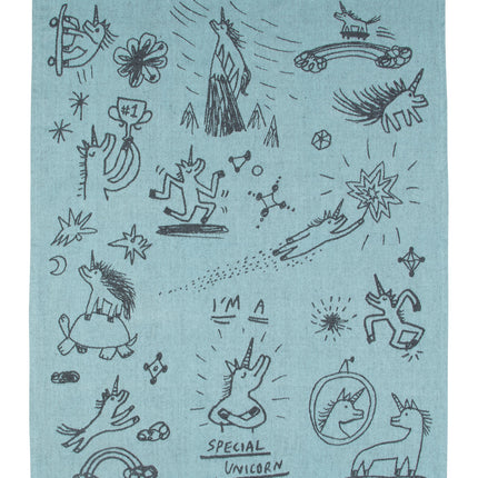 Special Unicorn Dish Towel- unfolded
