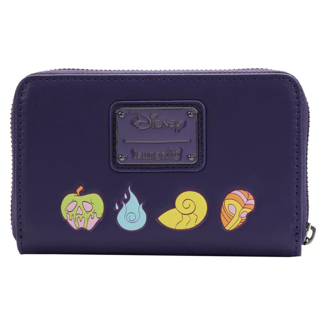 Disney Villains In The Dark Wallet- back view
