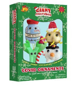 Covid Christmas ornament gift box