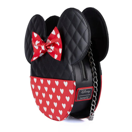 Mickey And Minnie Valentines Reversible Crossbody Bag- side view