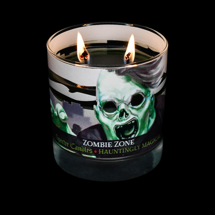 Zombie Zone Color Changing Candle (8oz)- burning 2