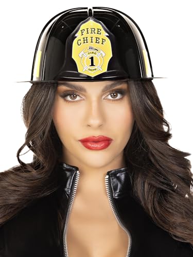 Leg Avenue Black Fire Chief Hat