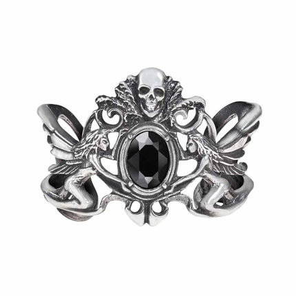 La Fleur de Baudelaire Bracelet with black gem