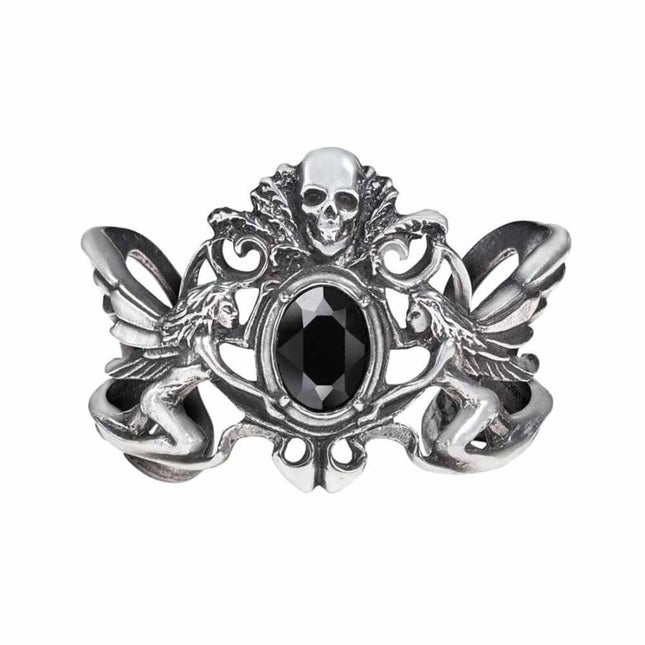 La Fleur de Baudelaire Bracelet with black gem