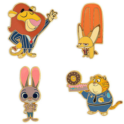 Zootopia 4 Piece Pin Set- all 4 pins