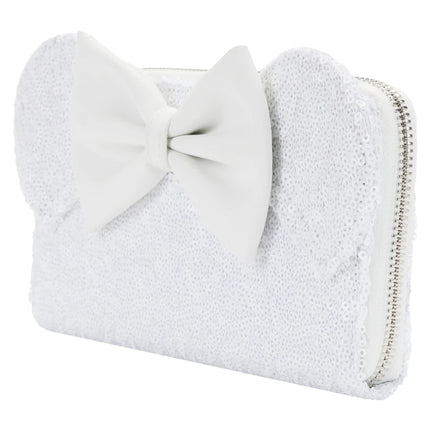 Minnie Mouse Sequin Wedding Wallet- side view