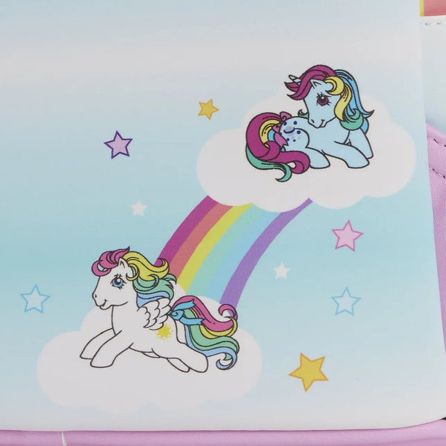 My Little Pony Castle Mini Backpack- back view close up