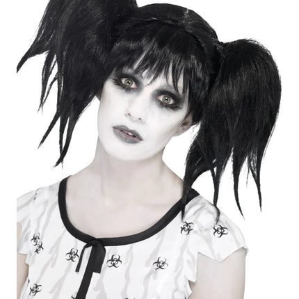 Black Abby Normal Wig