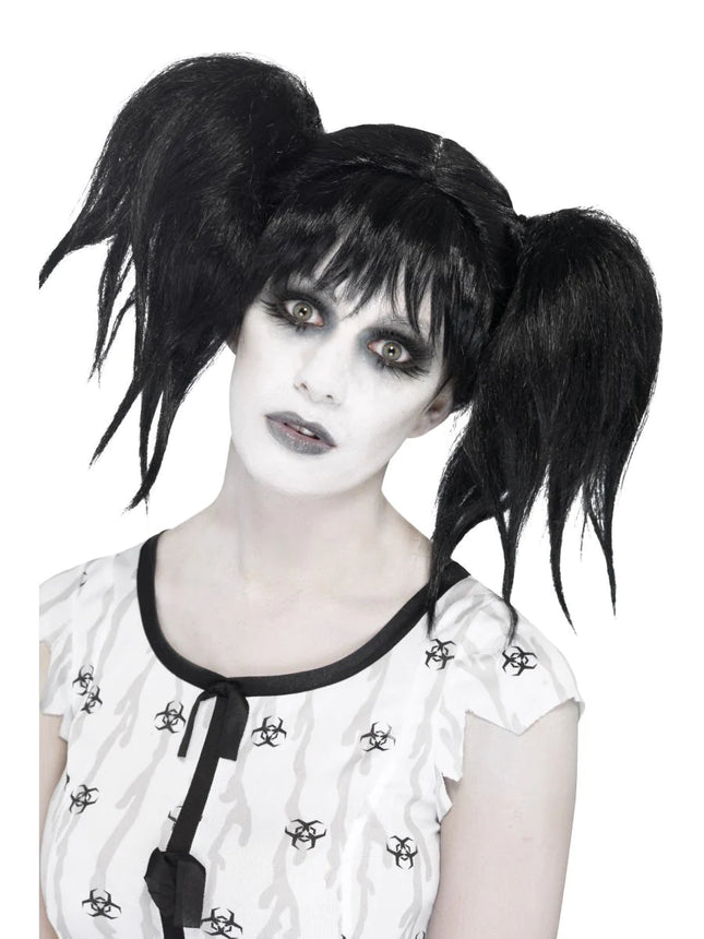 Black Abby Normal Wig