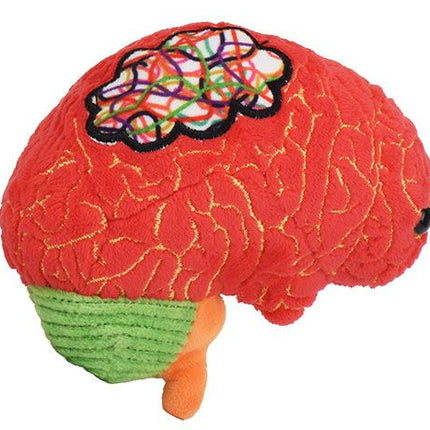 ADHD brain plushie side view