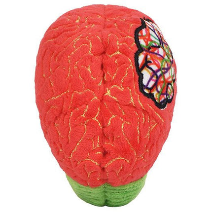 ADHD brain plushie- back view