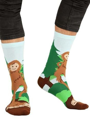 Bigfoot Adult Socks- worn by model 3