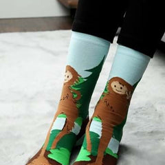 Bigfoot Adult Socks- worn by model