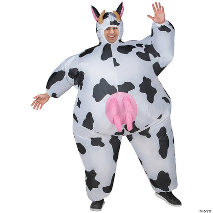 Inflatable Cow Costume with Udders