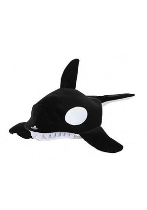 Orca Sprazy Toy Hat- front view