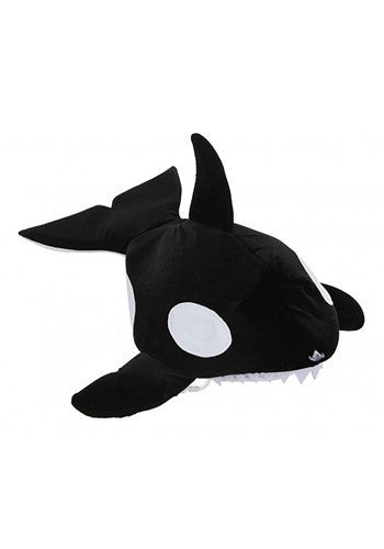 Orca Sprazy Toy Hat- angled view