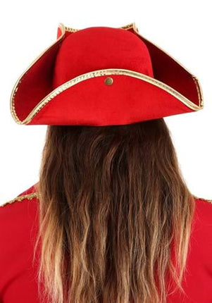 Rum Pirate Hat- worn by model back view