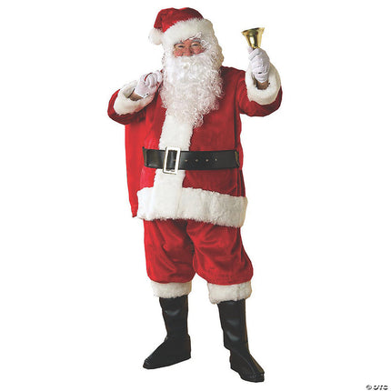 Crimson Premium Plush Santa Suit
