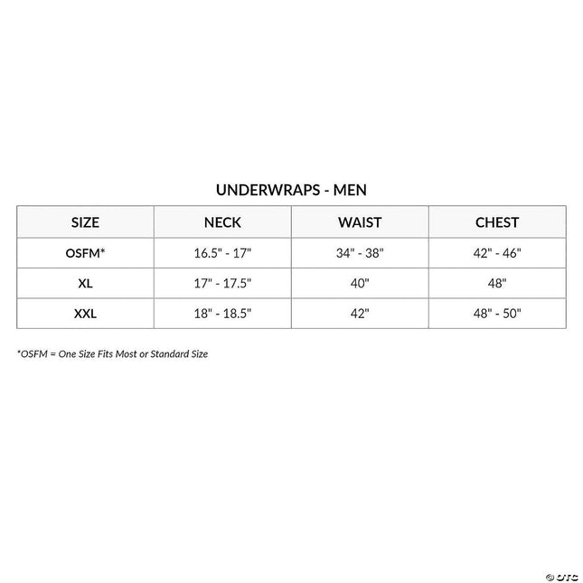 Air Force Jumpsuit- size chart