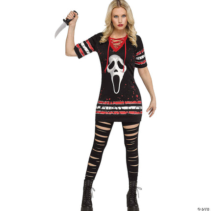 Adult Ghost Face® Dress- front view