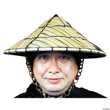 Straw & Bamboo Coolie Hat