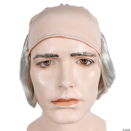 Bald Short Tramp Wig- white