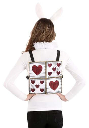 Alice in Wonderland- White Rabbit Costume Kit- worn by female model back view