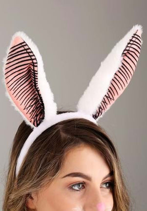 Alice in Wonderland- White Rabbit Costume Kit- ears up close
