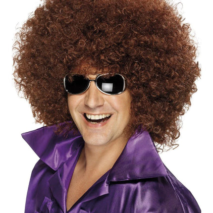 Brown Mega-Huge Afro Wig