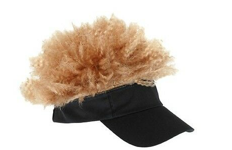 Blonde Afro Visor