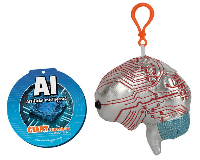 AI Brain Giant Microbe Key Chain