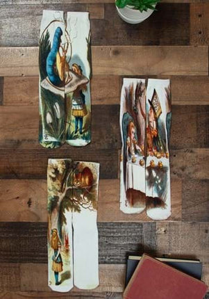 Alice in Wonderland 3-Pack Crew Socks