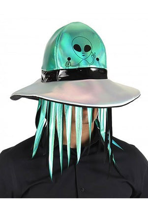 Alien Abduction Hat- worn by model