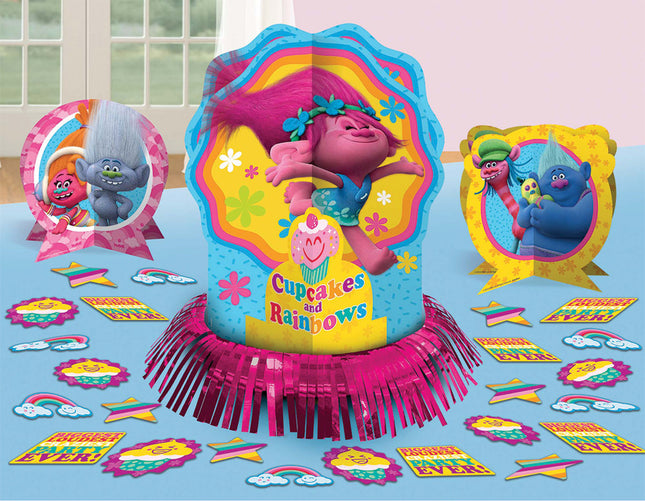 TROLLS TABLE DECOR KIT