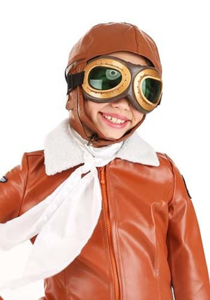 Amelia Earhart Accessory Kit- worn by child model, goggles on