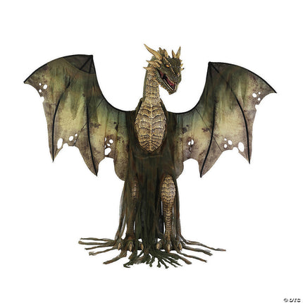 Animated 7ft Dark Forest Dragon