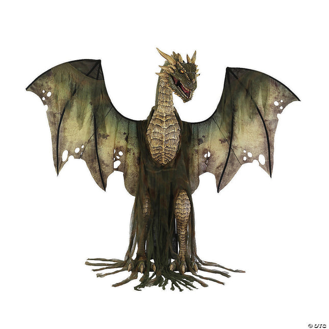 Animated 7ft Dark Forest Dragon