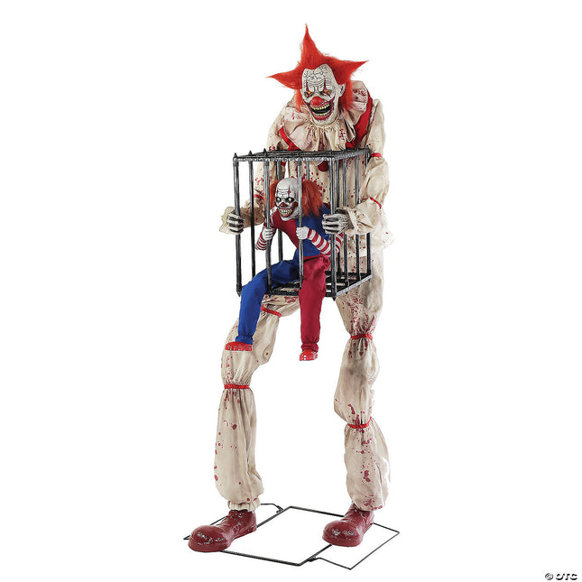 Animated Cagey The Clown w/ Caged Clown