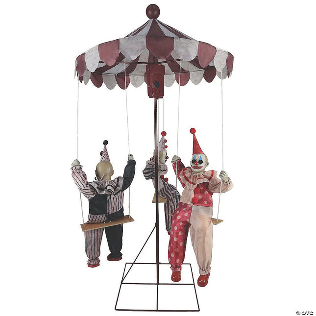Animated Clown-Go-Round Decoration