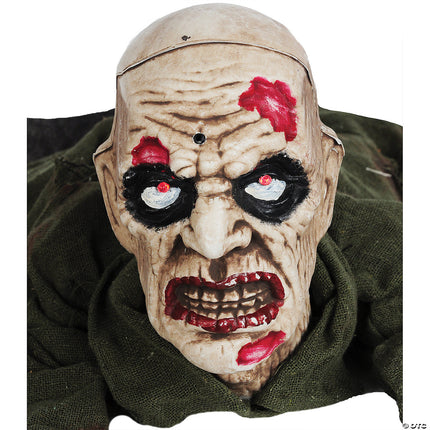 Animated Crawling Zombie Prop- close up