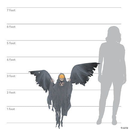 Animated Flying Reaper- size comparison 