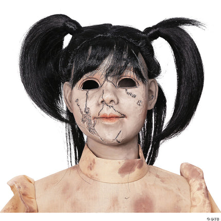 Animated Ring Around The Rosie Prop- dark-haired doll
