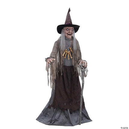 Animated Witch Prop w/ Servo-Motor- front view