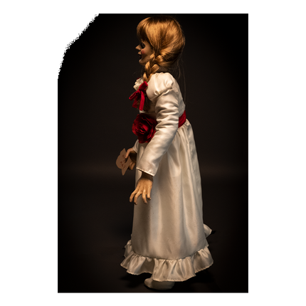 Left-side view of Annabelle Doll