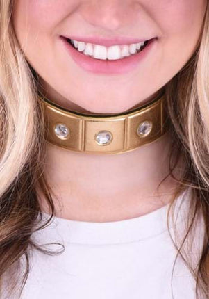 Aristocats- Duchess Costume Kit- collar worn by model, up close