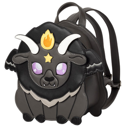 Baphomet Mini Backpack- angled view