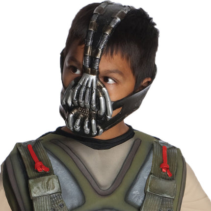 You child will become their favorite villain with this Bane mask! Latex Bane headpiece/mask with great detail! One size fits most children.
