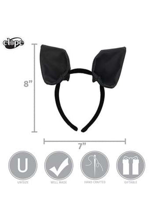 Bat Ears Headband- measurements